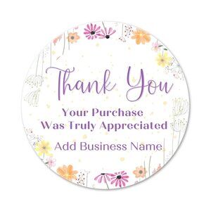 Thank You Classic Round Sticker